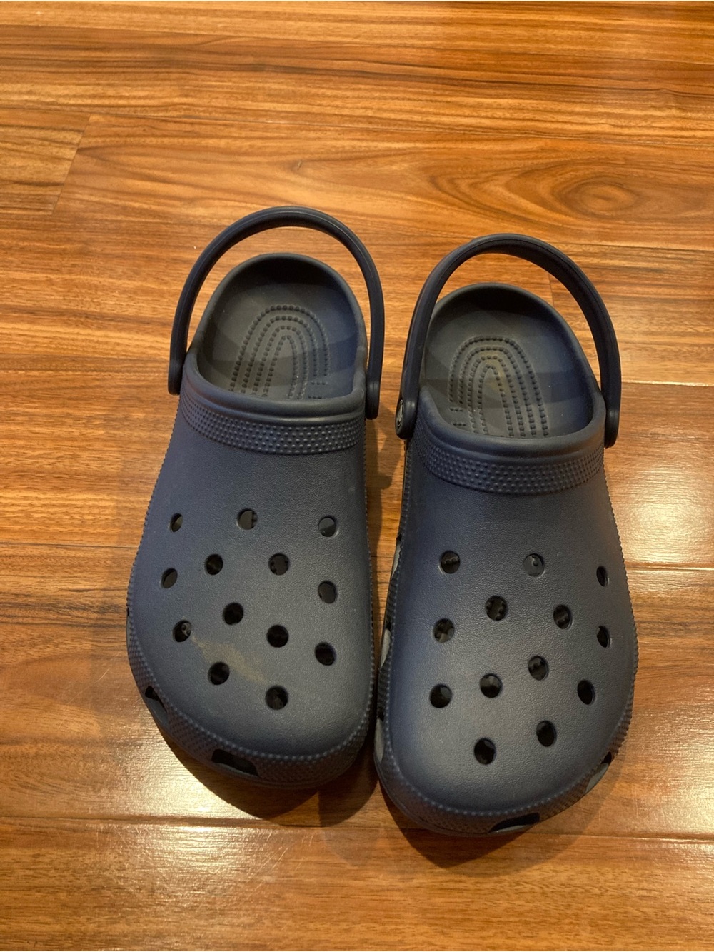 Crocs Classic Clogs - Blue Men 10/Woman 12 Comfort Washable Slip On